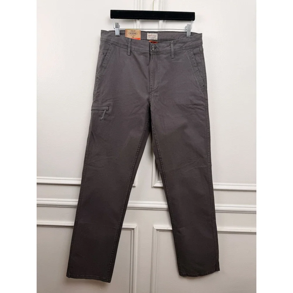 Weatherproof Vintage Trevorland Flex Utility Pant Charcoal 32x34 Relaxed Fit NWT